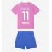 Tanie Strój piłkarski AC Milan Christian Pulisic #11 Koszulka Trzeciej dla dziecięce 2023-24 Krótkie Rękawy (+ szorty)